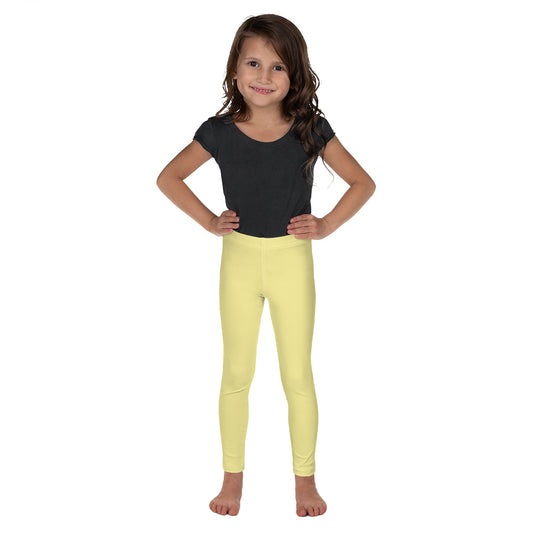 Butter Yellow Kids Leggings