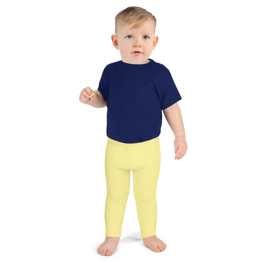 Butter Yellow Kids Leggings