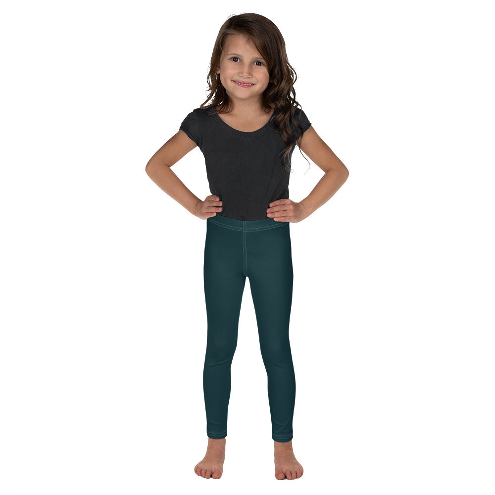 Sea Green Kids Leggings