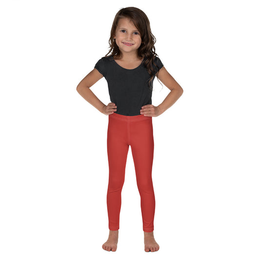 Cherry Red Kids Leggings