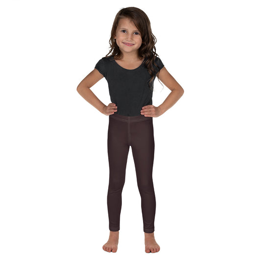 Chocolate Brown Kids Leggings