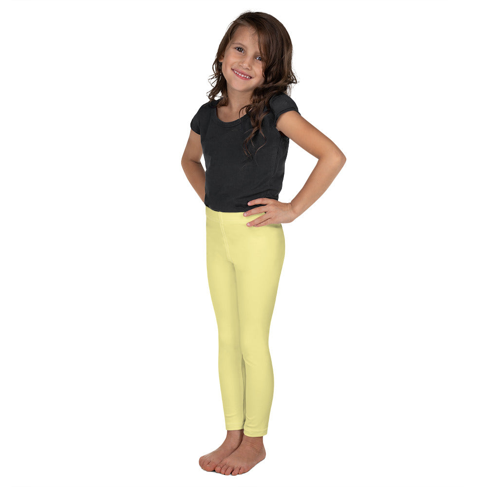 Butter Yellow Kids Leggings