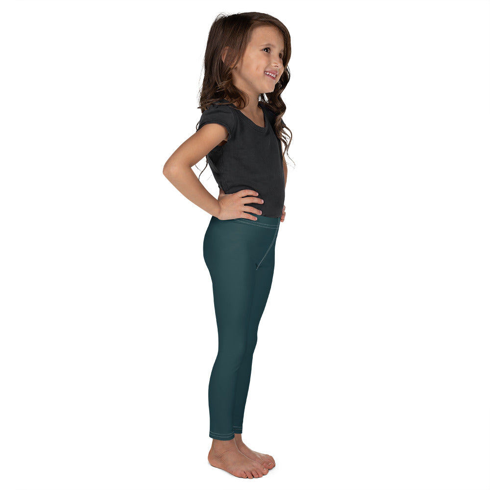 Sea Green Kids Leggings