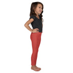 Cherry Red Kids Leggings