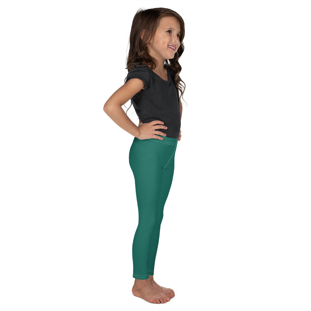 Bright Green Kids Leggings