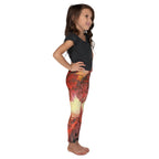 Aura Splash Fire Kids Leggings
