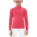 Gender Neutral Kids' Rash Guard/Swim Shirt in My Hibiscus