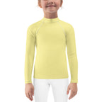 Gender Neutral Kids' Rash Guard/Swim Shirt in Butter Yellow