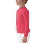Gender Neutral Kids' Rash Guard/Swim Shirt in My Hibiscus