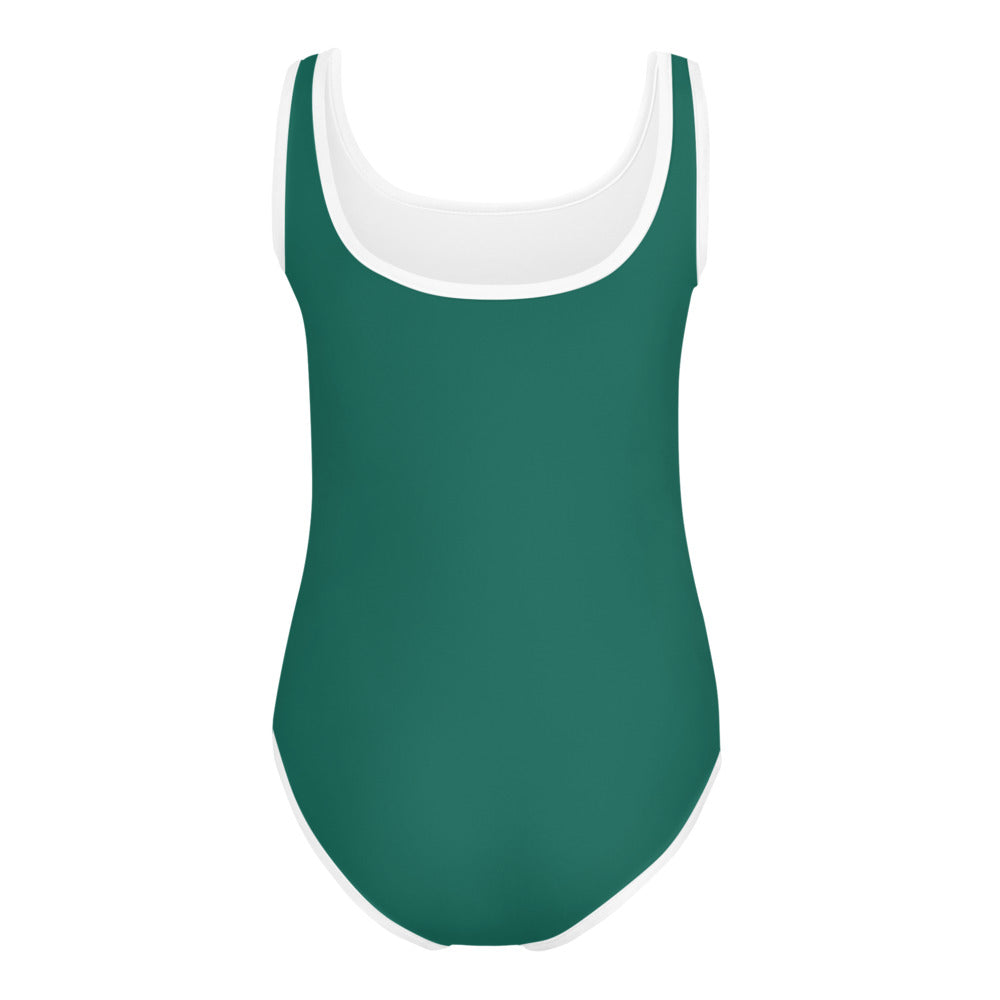 Bright Green Kids Swimsuit