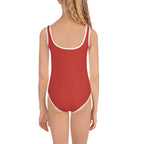 Cherry Red Kids Swimsuit