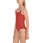 Cherry Red Kids Swimsuit