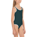 Sea Green Kids Swimsuit