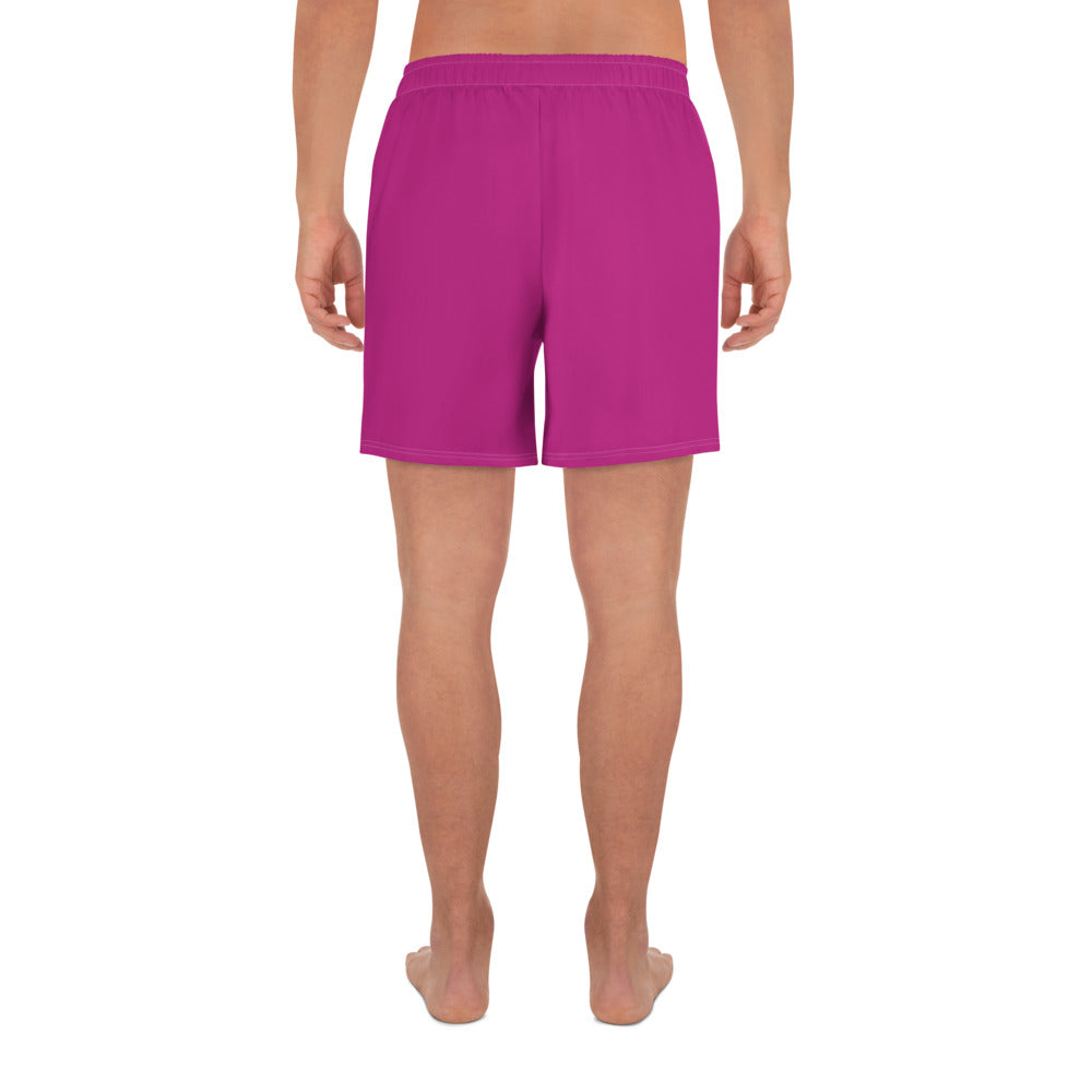 Fabulous Fuchsia Athletic Long Shorts