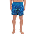 Gold Stream Water Athletic Long Shorts
