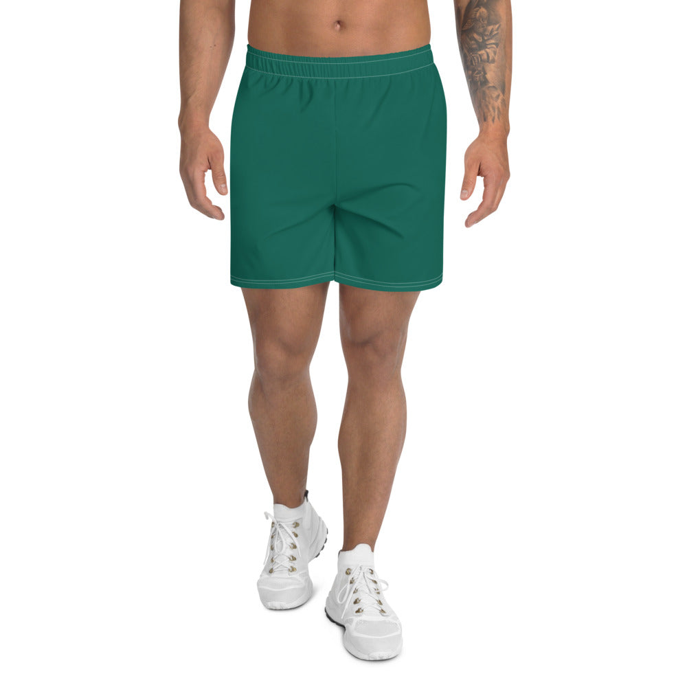 Bright Green Athletic Long Shorts