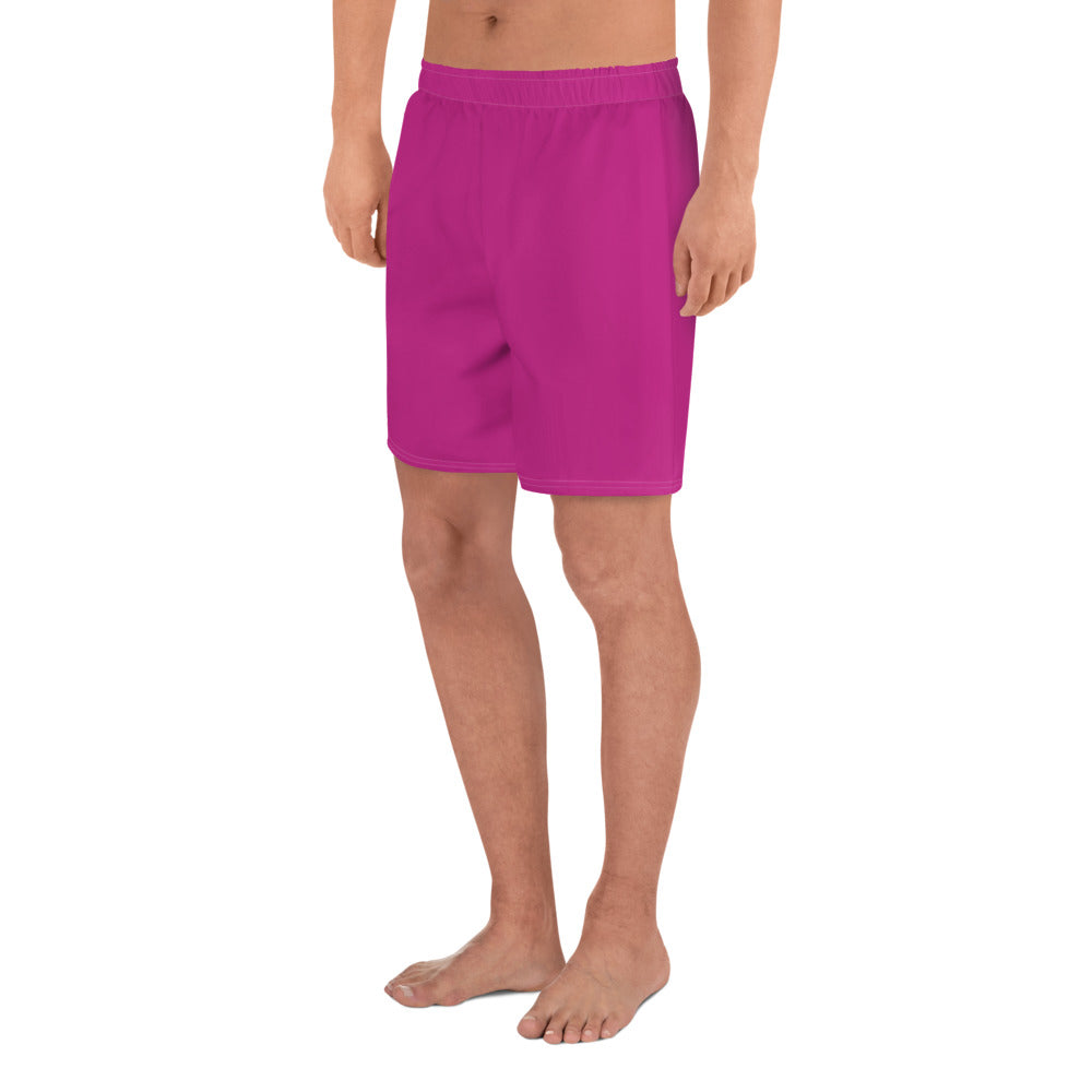 Fabulous Fuchsia Athletic Long Shorts