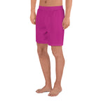 Fabulous Fuchsia Athletic Long Shorts