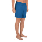 Water Blue Athletic Long Shorts