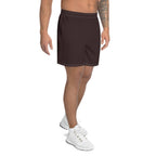 Chocolate Brown Athletic Long Shorts