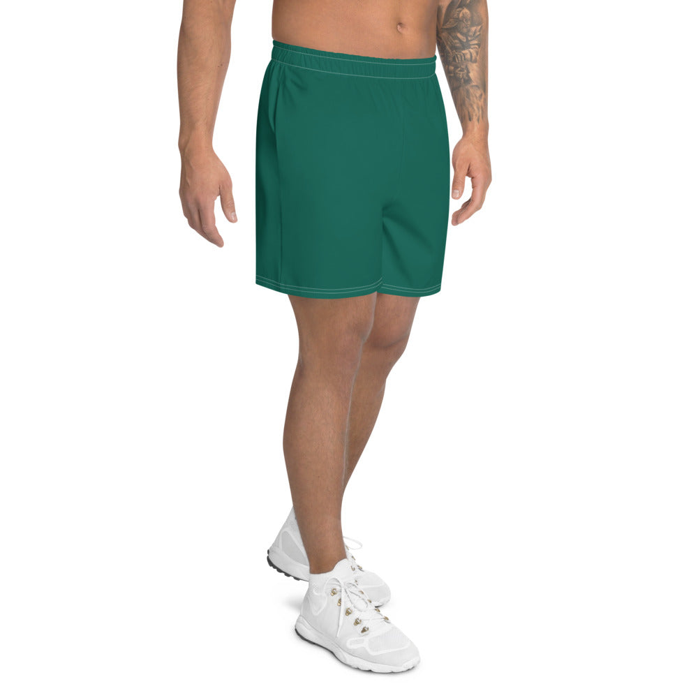 Bright Green Athletic Long Shorts
