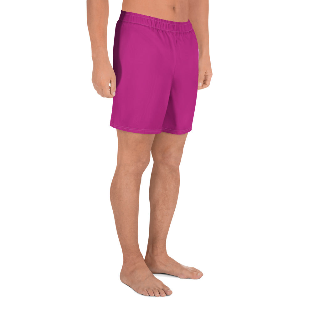 Fabulous Fuchsia Athletic Long Shorts