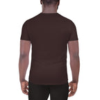 Chocolate Brown Relaxed Fit Athletic T-shirt