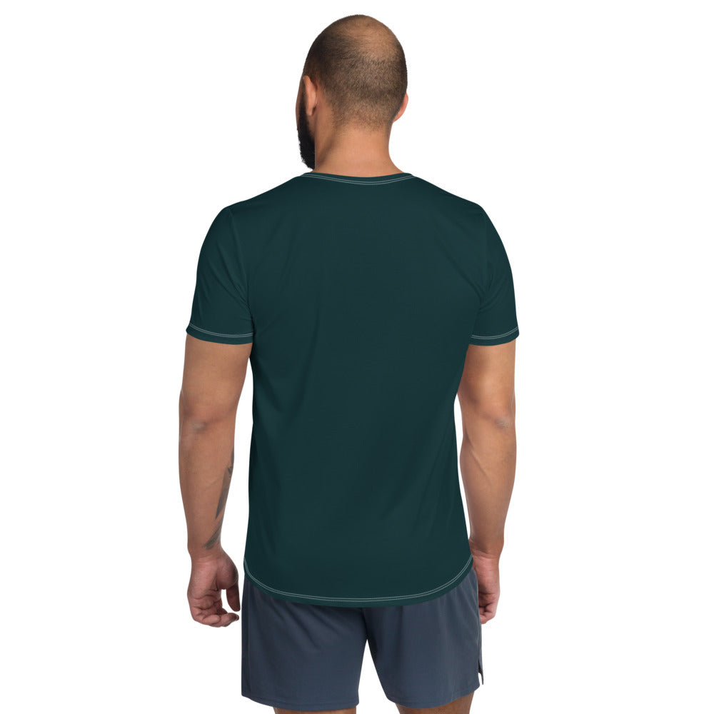 Sea Green Relaxed Fit Athletic T-shirt