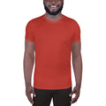 Cherry Red Relaxed Fit Athletic T-shirt