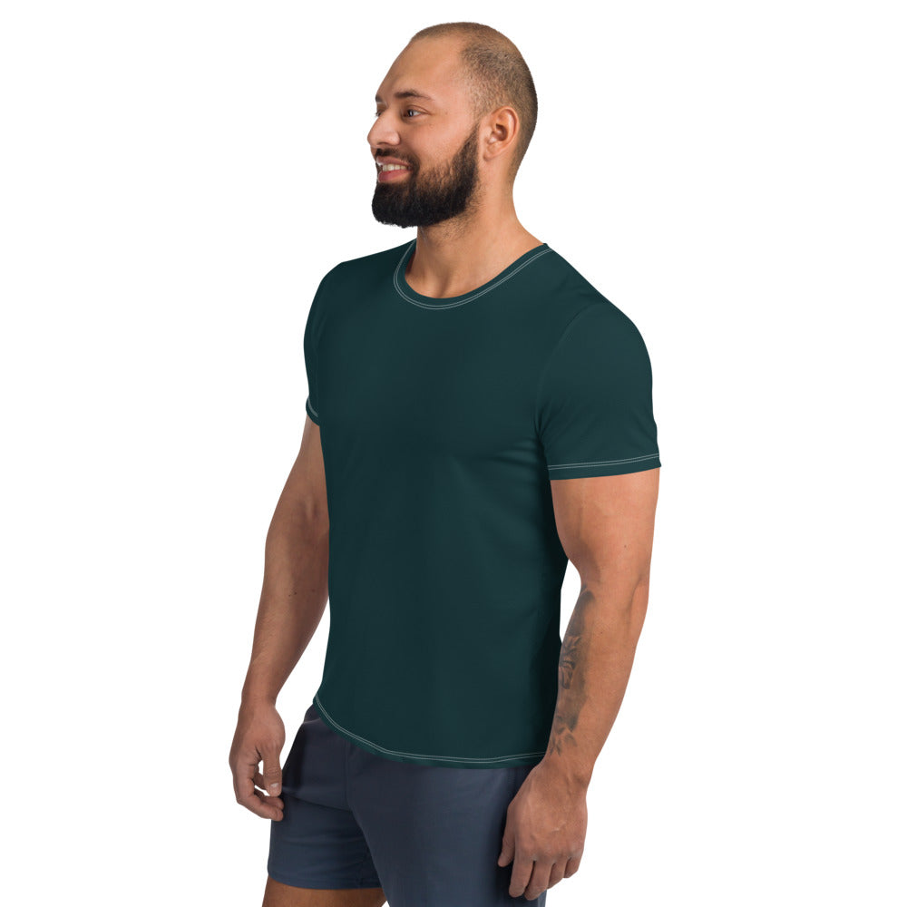 Sea Green Relaxed Fit Athletic T-shirt