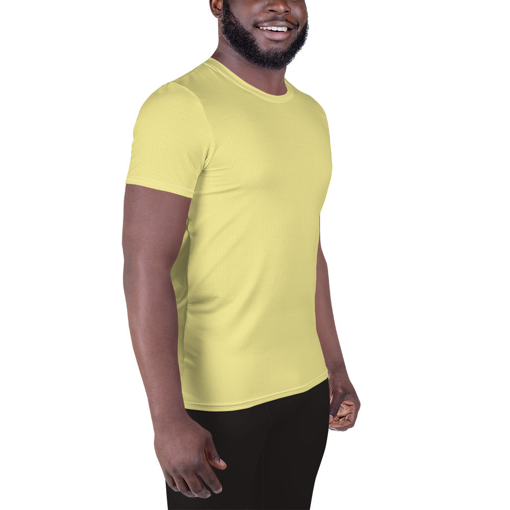 Butter Yellow Relaxed Fit Athletic T-shirt