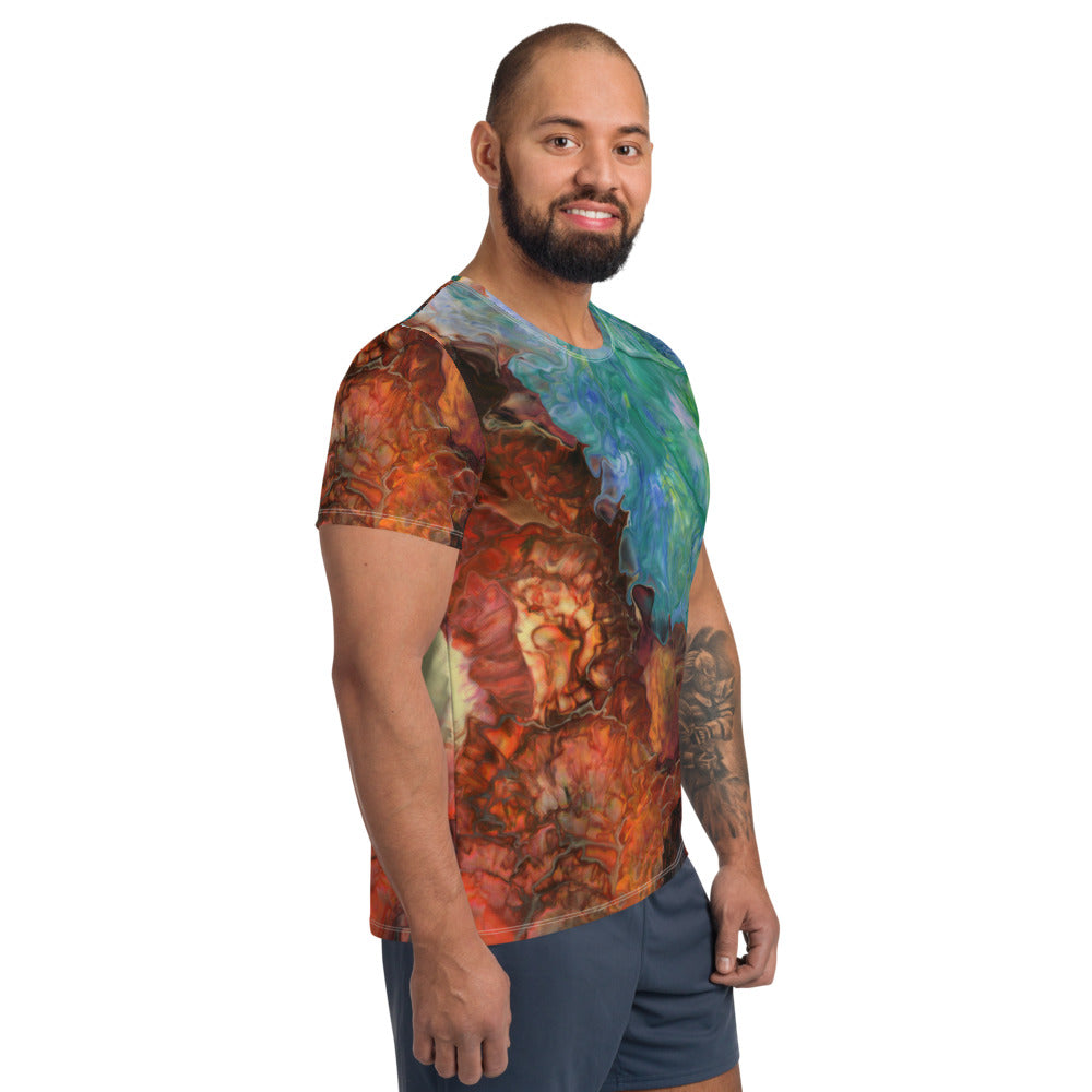 Aura Splash Relaxed Fit Athletic T-shirt