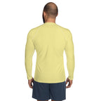 Butter Yellow Men's Rash Guard