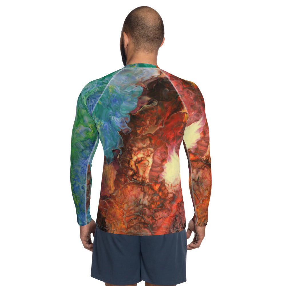 Aura Splash Men's Rash Guard