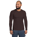 Chocolate Brown Men's Rash Guard