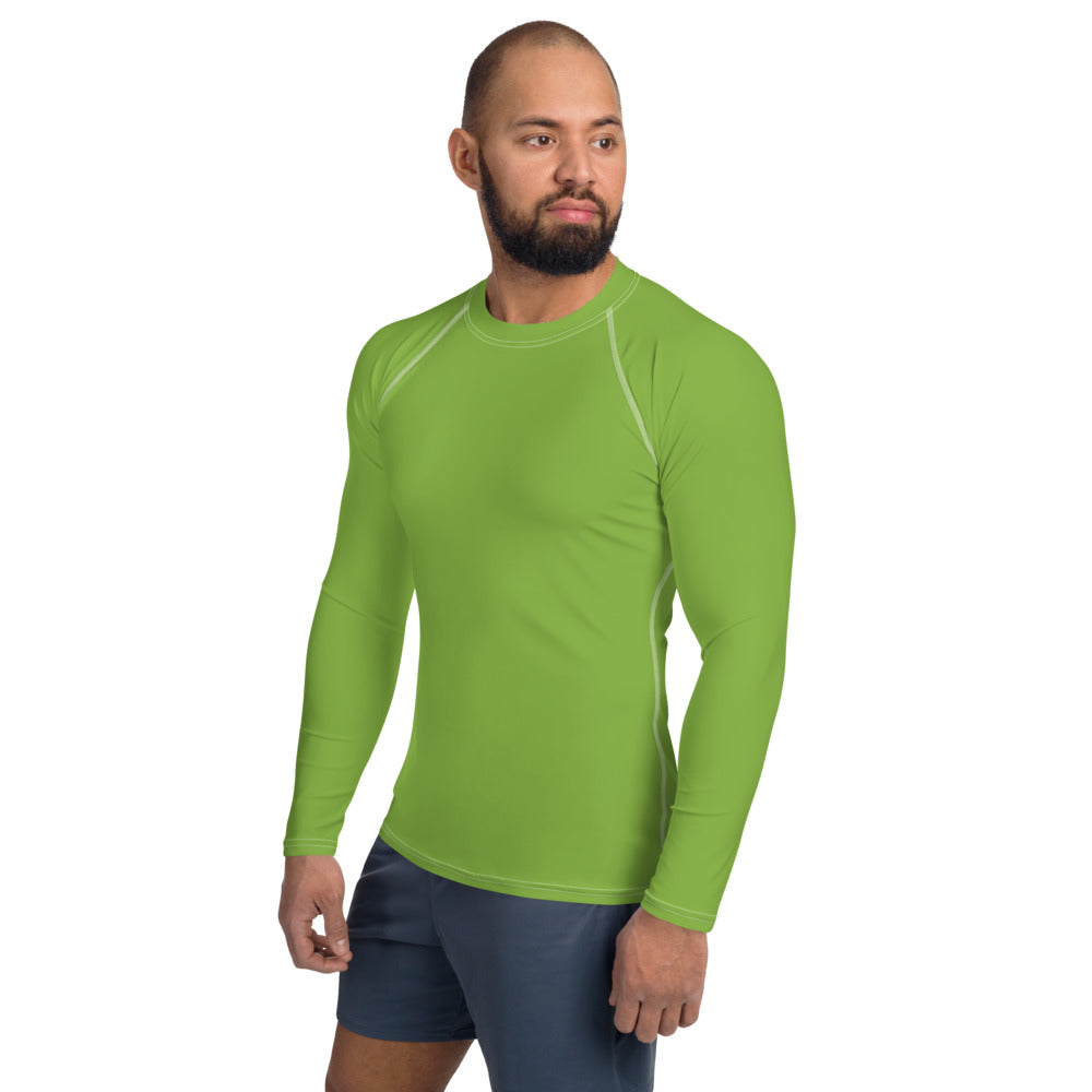 Green Grass Men's Rash Guard