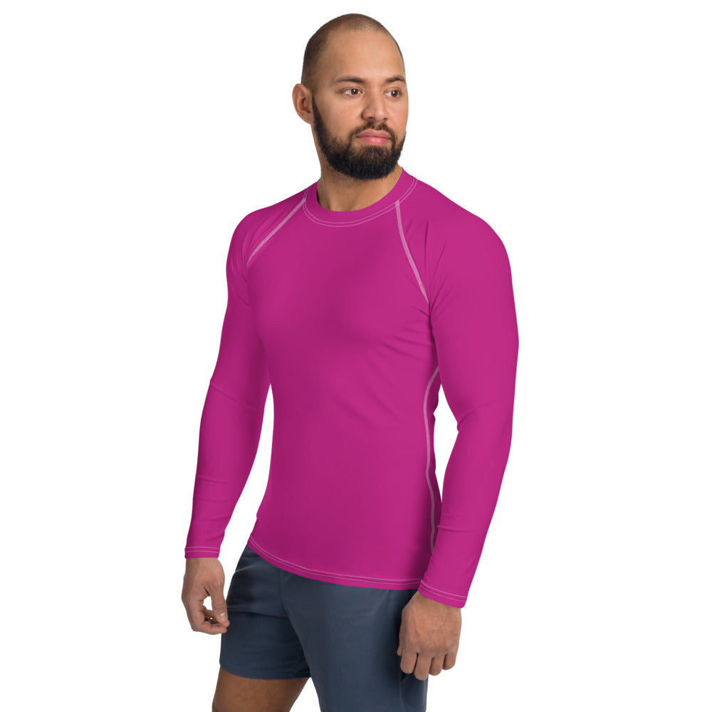 Fabulous Fuchsia Men's Rash Guard