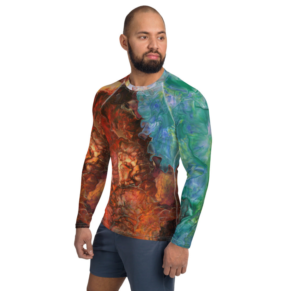 Aura Splash Men's Rash Guard