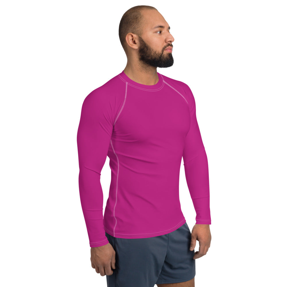 Fabulous Fuchsia Men's Rash Guard