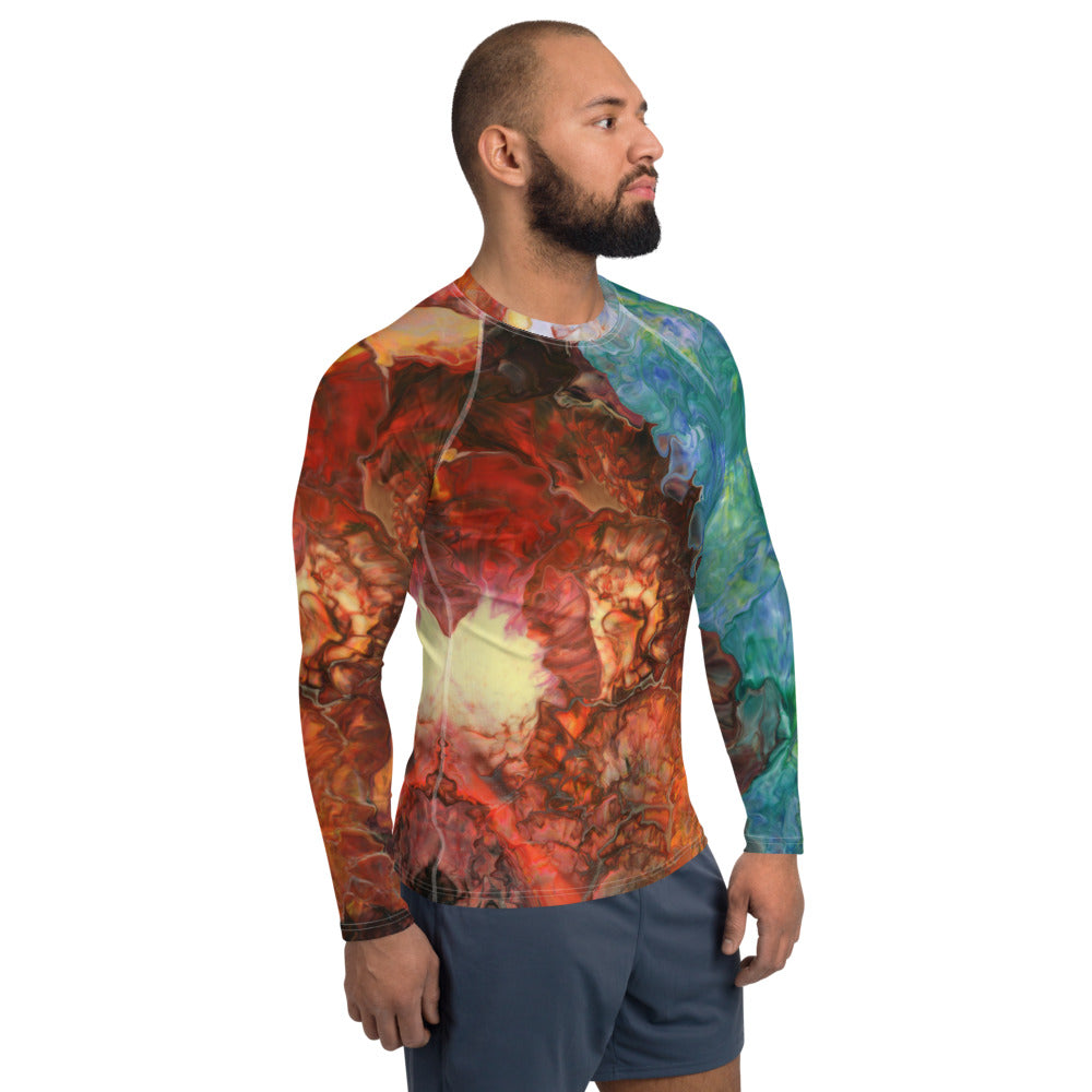 Aura Splash Men's Rash Guard
