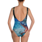 Gold Stream One-Piece Swimsuit