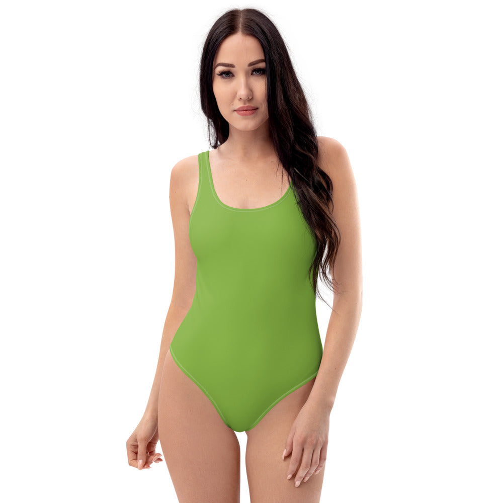 Green Grass One-Piece Swimsuit