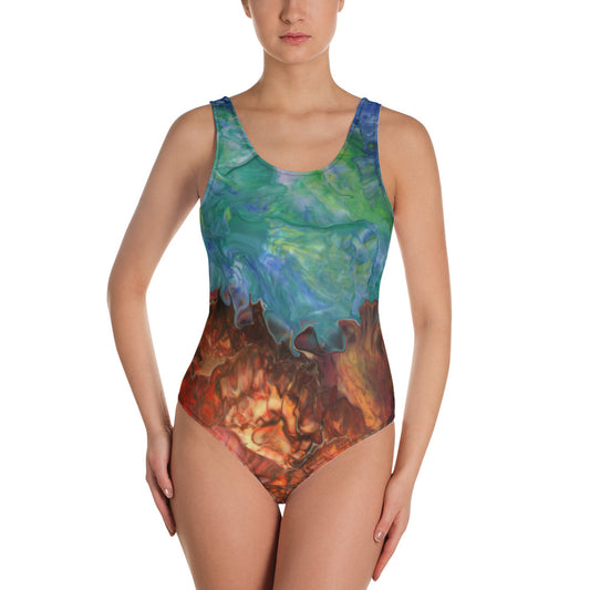Aura Splash One-Piece Swimsuit