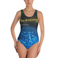 Gold Stream One-Piece Swimsuit