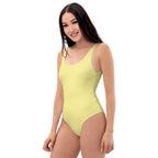 Butter Yellow One-Piece Swimsuit