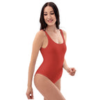 Cherry Red One-Piece Swimsuit