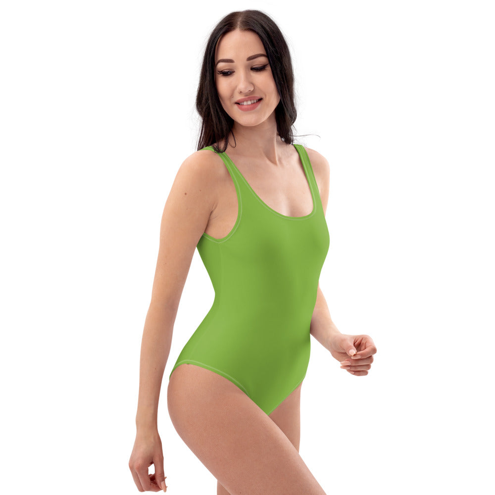 Green Grass One-Piece Swimsuit