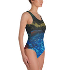 Gold Stream One-Piece Swimsuit