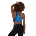 Gold Stream Padded Sports Bra