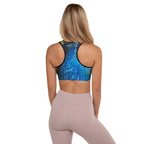 Gold Stream Padded Sports Bra